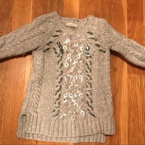 Crewcuts embellished girls sweater